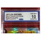 2020-21 Flux Silver Pulsar Jaylen Brown - CCG 10