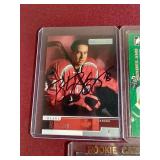 (5) Autographed Hockey Cards