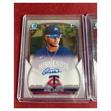 (2) Twins Chrome 1st Bowman Autograph Cards
