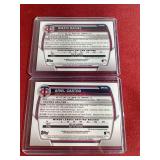 (2) Twins Chrome 1st Bowman Autograph Cards