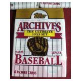 (3) Unopened 1991 Topps Archives 1953 Topps Reprint Packs