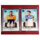 (2) Football Rookie Sweaters Cards