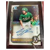 2022 Chrome 1st Bowman CJ Rodriguez Autograph Speckle /299 - SGC 10/10!