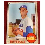 1968 Topps Don Drysdale