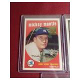 (5) 1996 Topps Mickey Mantle Reprint Cards