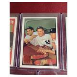 (5) 1996 Topps Mickey Mantle Reprint Cards