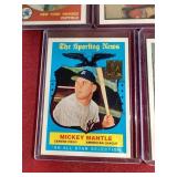 (5) 1996 Topps Mickey Mantle Reprint Cards