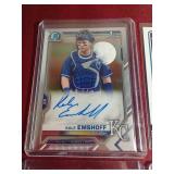 (4) Baseball Prospect Autograph Cards
