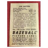 1952 Bowman Joe Hatten Card