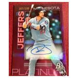 Bowman Platinum Ryan Jeffers Autograph Card - #d/199