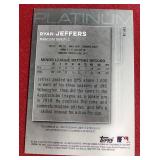 Bowman Platinum Ryan Jeffers Autograph Card - #d/199