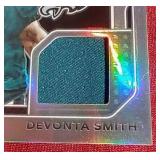 2021 Prizm DeVonta Smith Jersey Rookie Prizm Card