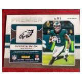 2021 Prizm DeVonta Smith Jersey Rookie Prizm Card