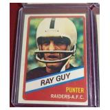 (7) 1976 Topps Wonder Bread Football Cards - (5) HOFers
