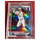 2024 Bowman Chrome Luke Keaschall Prospect Refractor Card