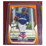 (2) Numbered Bowman Bryan Acuna Prospect Cards - /75 & /25