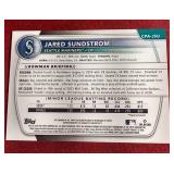 2025 Chrome 1st Bowman Jared Sundstrom Autograph Card
