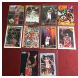 (10) Michael Jordan Cards