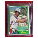 (2) Baseball HOFer Rookies - Tim Raines & Wade Boggs