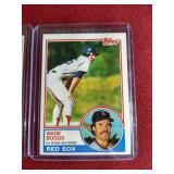 (2) Baseball HOFer Rookies - Tim Raines & Wade Boggs