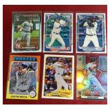 (6) Baseball Rookie Cards - All Good Names