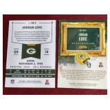 (2) Jordan Love Rookie Cards