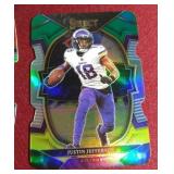 (2) Select Justin Jefferson Die-Cut Prizms