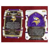 (2) Select Justin Jefferson Die-Cut Prizms