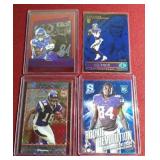 (4) Numbered Vikings Cards