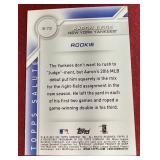 2017 Topps Salute Aaron Judge Rookie Card