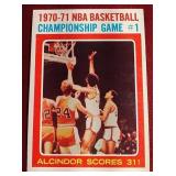 1971-72 Topps Lew Alcindor Card