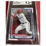 2024 Bowman Dylan Crews 1st Bowman Chrome Card - SGC 9.5