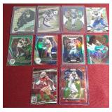 (10) Football Prizm Cards