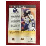 In Person Autographed Cris Carter Card - Legend!