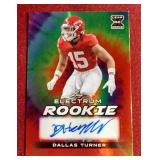 2024 Leaf Electrum Dallas Turner Autograph Rookie Card - #d/25