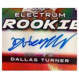 2024 Leaf Electrum Dallas Turner Autograph Rookie Card - #d/25