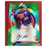 Topps Finest Byron Buxton Autograph Refractor Card - #d/99