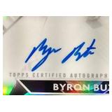 Topps Finest Byron Buxton Autograph Refractor Card - #d/99
