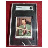 1955 Golden Stamp Hank Greenberg - SGC 4