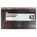 1955 Golden Stamp Hank Greenberg - SGC 4