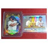 (2) Brooks Lee Prospect Refractor Cards