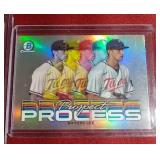 (2) Brooks Lee Prospect Refractor Cards