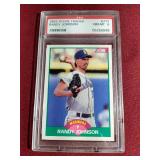 1989 Score Randy Johnson Rookie Card - PSA 8