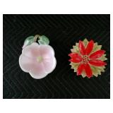 Lot of 2 Great pottery dishes - handmade