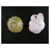 Lot of 2 Great pottery dishes - handmade