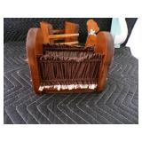 Lot of 4 - Wooden Desktop Helpers & Decor.