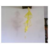 Lot of 4 - 1 Handmade Wind Spinner & 3 Kites