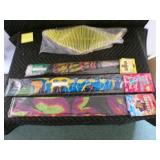 Lot of 4 - 1 Handmade Wind Spinner & 3 Kites