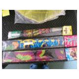 Lot of 4 - 1 Handmade Wind Spinner & 3 Kites