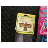 Lot of 4 - 1 Handmade Wind Spinner & 3 Kites